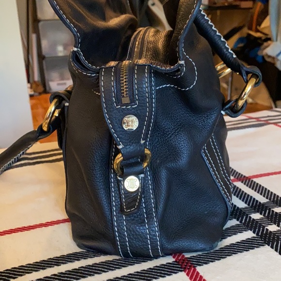 Authentic Celine black leather Boogie bag made Italy vintage - Picture 6 of 14
